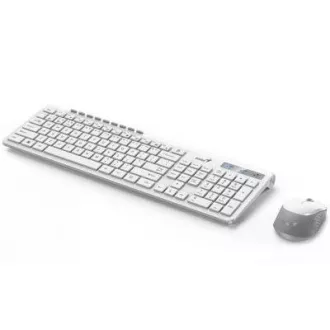 GENIUS set klávesnice + myš SlimStar 8230/ USB/ bílá/ CZ+SK layout GENIUS set klávesnice + myš SlimStar 8230/ USB/ bílá/ CZ+SK layout