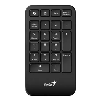 GENIUS Numerická klávesnice NumPad 1000/ Bezdrátová 2.4GHz/ Copilot/ černá GENIUS Numerická klávesnice NumPad 1000/ Bezdrátová 2.4GHz/ Copilot/ černá