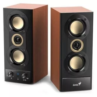 GENIUS reproduktory SP-HF800BT, 2.0, 20W, Bluetooth, 3.5mm Jack, dřevěné GENIUS reproduktory SP-HF800BT, 2.0, 20W, Bluetooth, 3.5mm Jack, dřevěné