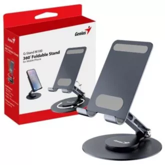 GENIUS stojan na notebook G-Stand M100, tablet a telefon, 4-10", skládací, černá GENIUS stojan na notebook G-Stand M100, tablet a telefon, 4-10", skládací, černá