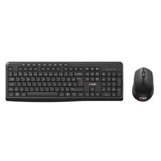 C-TECH klávesnice s myší WLKMC-04, Bezdrátový set 2.4GHz, CZ, Černá C-TECH klávesnice s myší WLKMC-04, Bezdrátový set 2.4GHz, CZ, Černá