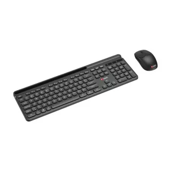 C-TECH klávesnice s myší WLKMC-05B, Bezdrátový set 2.4GHz, CZ, Černá C-TECH klávesnice s myší WLKMC-05B, Bezdrátový set 2.4GHz, CZ, Černá