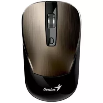 GENIUS myš NX-7125 Chocolate/ 1200 dpi/ bezdrátová/ Copilot/ čokoládově hnědá