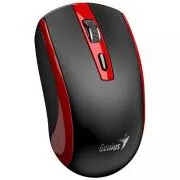 GENIUS myš ECO-8150/ 1200 dpi/ bezdrátová/ dobíjecí/ Copilot/ černo-červená