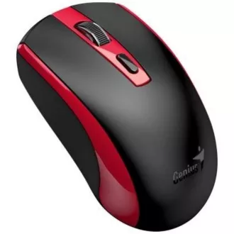 GENIUS myš ECO-8150/ 1200 dpi/ bezdrátová/ dobíjecí/ Copilot/ černo-červená
