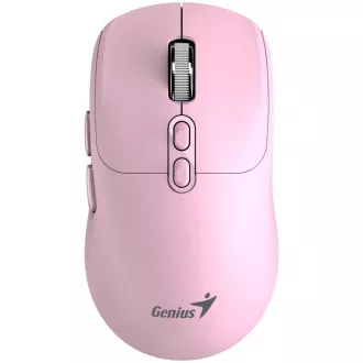 GENIUS myš NX-8080S BT/ duální Bluetooth + 2, 4GHz/ 1600 dpi/ Copilot/ bezdrátová/ tichá/ růžová