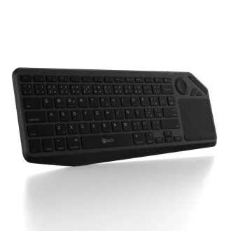 C-TECH Klávesnice WLTK-02, Bezdrátová, Touchpad, černá C-TECH Klávesnice WLTK-02, Bezdrátová, Touchpad, černá