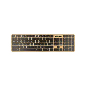 GENIUS Klávesnice Slimstar 7250BT, membránová, bezdrátová, béžová-černá GENIUS Klávesnice Slimstar 7250BT, membránová, bezdrátová, béžová-černá