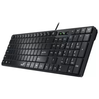 GENIUS Klávesnice Slimstar K500 Education, Bez písmen, Drátová USB, černá GENIUS Klávesnice Slimstar K500 Education, Bez písmen, Drátová USB, černá