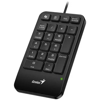 GENIUS Numerická klávesnice NumPad 125, Drátová USB-C, černá GENIUS Numerická klávesnice NumPad 125, Drátová USB-C, černá