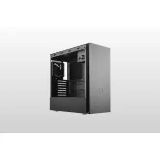 Cooler Master case Silencio S600 TG, ATX, Průhledná bočnice, 2x 120mm Fan, Černá Cooler Master case Silencio S600 TG, ATX, Průhledná bočnice, 2x 120mm Fan, Černá