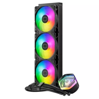 Cooler Master vodní chladič MasterLiquid 360 Atmos ARGB, 3x120mm, LGA1851, AM5, černá
