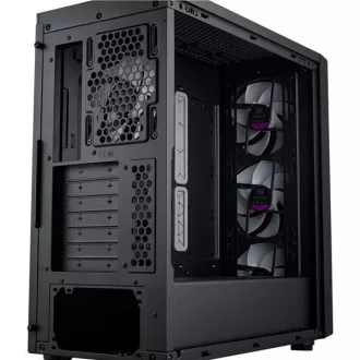Cooler Master case MasterBox 600, ATX, Průhledná bočnice, 3x 140mm ARGB Fan, 1x 120mm ARGB Fan, ARGB Hub, Černá