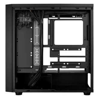 Cooler Master case MasterBox 600, ATX, Průhledná bočnice, 3x 140mm ARGB Fan, 1x 120mm ARGB Fan, ARGB Hub, Černá