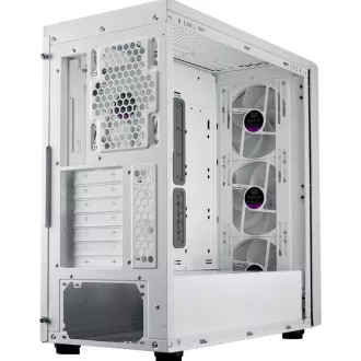 Cooler Master case MasterBox 600, ATX, Průhledná bočnice, 3x 140mm ARGB Fan, 1x 120mm ARGB Fan, ARGB Hub, Bílá Cooler Master case MasterBox 600, ATX, Průhledná bočnice, 3x 140mm ARGB Fan, 1x 120mm ARGB Fan, ARGB Hub, Bílá
