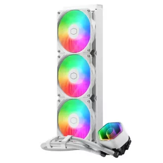 Cooler Master vodní chladič MasterLiquid 360 Core II, 3x120mm, LGA1851, AM5, bílá