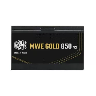 Cooler Master zdroj MWE Gold 850W V3, 120mm, 80+ Gold, ATX 3.1 Cooler Master zdroj MWE Gold 850W V3, 120mm, 80+ Gold, ATX 3.1