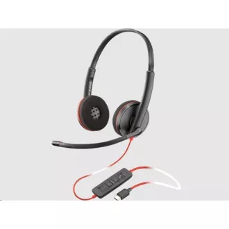 Poly Blackwire 3220 náhlavní souprava, USB-C/A adaptér, stereo (bulk) Poly Blackwire 3220 náhlavní souprava, USB-C/A adaptér, stereo (bulk)