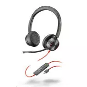 Poly Blackwire 8225 náhlavní souprava, USB-C/A adaptér, stereo