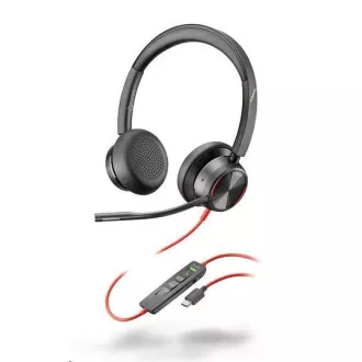 Poly Blackwire 8225 náhlavní souprava, USB-C/A adaptér, stereo Poly Blackwire 8225 náhlavní souprava, USB-C/A adaptér, stereo