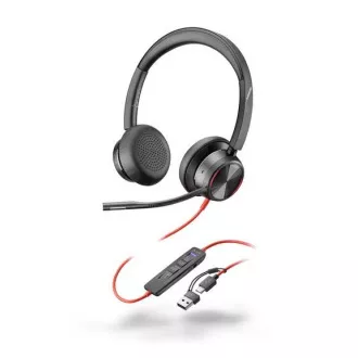 Poly Blackwire 8225 MS Teams náhlavní souprava, USB-C/A adaptér, stereo Poly Blackwire 8225 MS Teams náhlavní souprava, USB-C/A adaptér, stereo