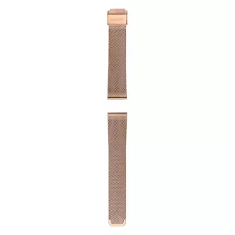 Garett univerzální řemínek 20 mm, zlatorůžový kovový, typ Mesh