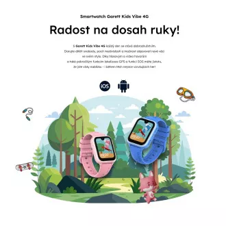Garett Smartwatch Kids Vibe 4G AMOLED Blue Garett Smartwatch Kids Vibe 4G AMOLED Blue