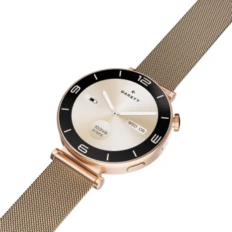 Garett Smartwatch ROSE zlatá, Mesh steel