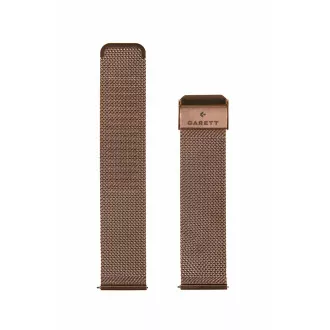 Garett univerzální řemínek 18 mm, zlatorůžový kovový, typ Mesh rose gold Garett univerzální řemínek 18 mm, zlatorůžový kovový, typ Mesh rose gold