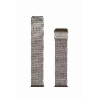 Garett univerzální řemínek 18 mm, stříbrný kovový, typ Mesh Garett univerzální řemínek 18 mm, stříbrný kovový, typ Mesh