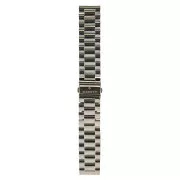 Garett univerzální řemínek 22 mm, stříbrný kovový, typ Solid