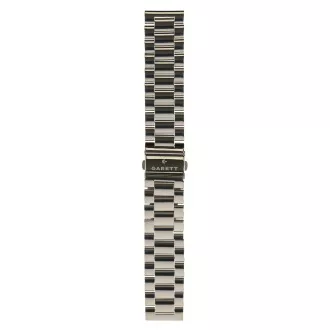 Garett univerzální řemínek 22 mm, stříbrný kovový, typ Solid Garett univerzální řemínek 22 mm, stříbrný kovový, typ Solid
