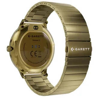 Garett Smartwatch Verona 2 zlatá SOLID steel