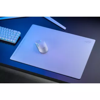 ASUS podložka pod myš ROG Moonstone ACE (vel. L / White), sklo