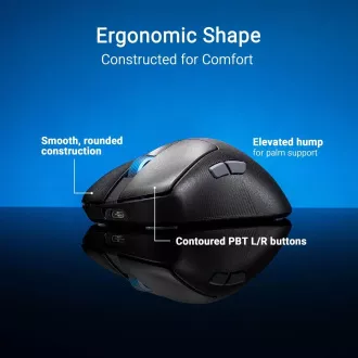 ASUS myš ROG Keris II Ace, bezdrátová herní myš, černá