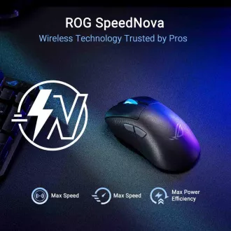 ASUS myš ROG Keris II Ace, bezdrátová herní myš, černá