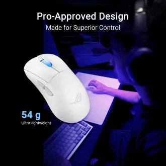ASUS myš ROG Keris II Ace, bezdrátová herní myš, bílá ASUS myš ROG Keris II Ace, bezdrátová herní myš, bílá