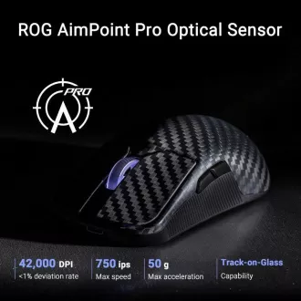 ASUS Herní myš ROG Harpe Ace Extreme, Bezdrátová BT, RF 2.4GHz, černá ASUS Herní myš ROG Harpe Ace Extreme, Bezdrátová BT, RF 2.4GHz, černá