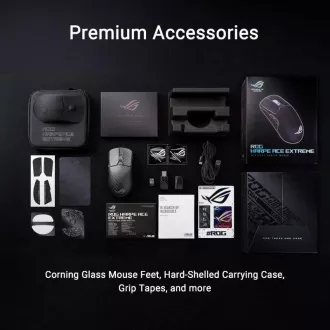 ASUS Herní myš ROG Harpe Ace Extreme, Bezdrátová BT, RF 2.4GHz, černá ASUS Herní myš ROG Harpe Ace Extreme, Bezdrátová BT, RF 2.4GHz, černá