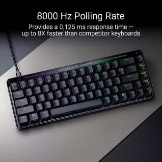ASUS Klávesnice ROG FALCHION ACE HFX, Mechanická, Magnetický switch, USB, US, černá
