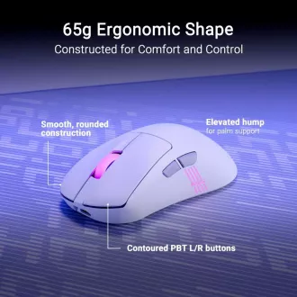ASUS myš ROG Keris II Origin, bezdrátová herní myš, bílá ASUS myš ROG Keris II Origin, bezdrátová herní myš, bílá