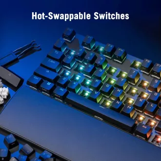 ASUS klávesnice ROG STRIX SCOPE II X, mechanická, drátová, ROG NX Snow V2, US
