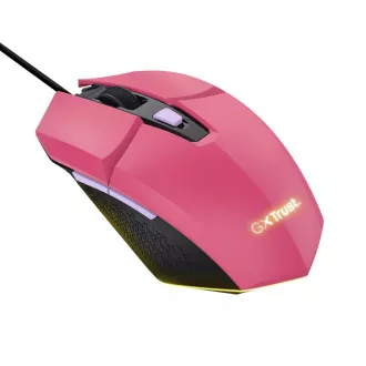 TRUST myš GXT 109P FELOX Gaming Mouse, optická, USB, růžová TRUST myš GXT 109P FELOX Gaming Mouse, optická, USB, růžová