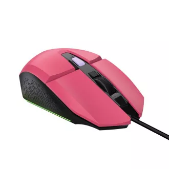 TRUST myš GXT 109P FELOX Gaming Mouse, optická, USB, růžová TRUST myš GXT 109P FELOX Gaming Mouse, optická, USB, růžová