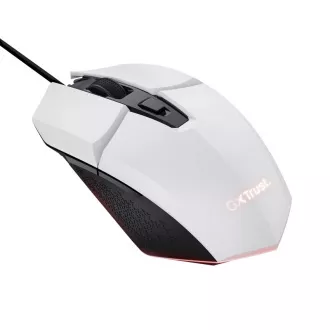 TRUST myš GXT 109W FELOX Gaming Mouse, optická, USB, bílá TRUST myš GXT 109W FELOX Gaming Mouse, optická, USB, bílá