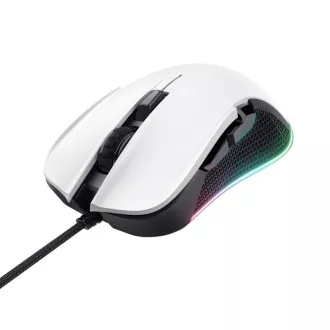 TRUST herní myš GXT 922W YBAR Eco Gaming Mouse, optická, USB, bílá TRUST herní myš GXT 922W YBAR Eco Gaming Mouse, optická, USB, bílá