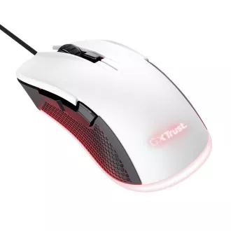 TRUST herní myš GXT 922W YBAR Eco Gaming Mouse, optická, USB, bílá TRUST herní myš GXT 922W YBAR Eco Gaming Mouse, optická, USB, bílá