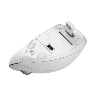 TRUST vertikální myš Verto bezdrátová ergonomická myš, USB, bílá TRUST vertikální myš Verto bezdrátová ergonomická myš, USB, bílá