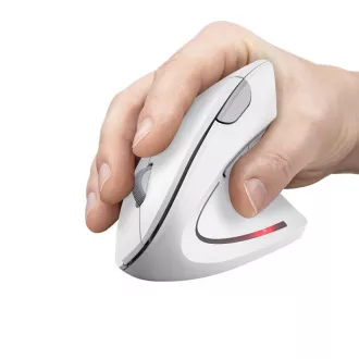TRUST vertikální myš Verto bezdrátová ergonomická myš, USB, bílá TRUST vertikální myš Verto bezdrátová ergonomická myš, USB, bílá