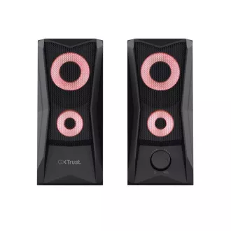 TRUST reproduktory GXT 606 Javv RGB-Illuminated 2.0 Speaker Set, černá TRUST reproduktory GXT 606 Javv RGB-Illuminated 2.0 Speaker Set, černá